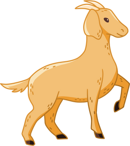 Soft Illustrative Zodiac Goat